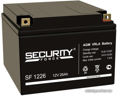 Купить аккумулятор для ибп security force sf 1226 (12в/26 а·ч) в интернет-магазине X-core.by