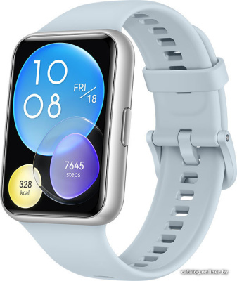 Купить умные часы huawei watch fit 2 active международная версия (серо-голубой) в интернет-магазине X-core.by