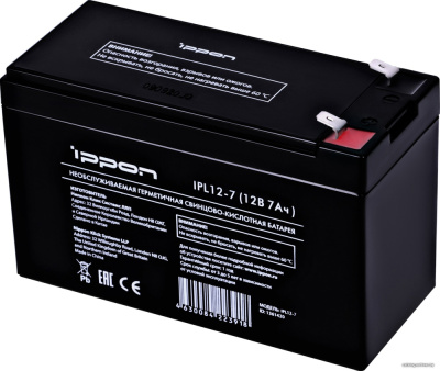 Купить аккумулятор для ибп ippon ipl12-7 (12в/7 а·ч) в интернет-магазине X-core.by