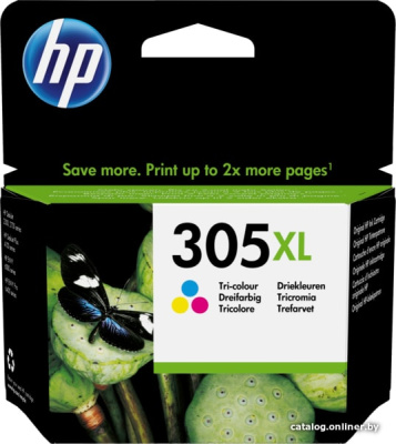 Купить картридж hp 305xl 3ym63ae в интернет-магазине X-core.by