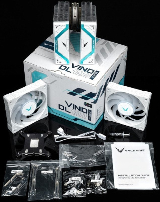 Кулер для процессора Valkyrie DL125 Vind (белый)  купить в интернет-магазине X-core.by