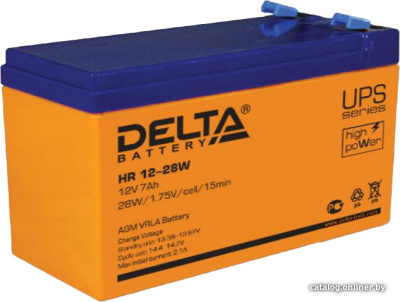 Купить аккумулятор для ибп delta hr 12-28w (12в/7 а·ч) в интернет-магазине X-core.by