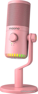 Купить проводной микрофон maono dm30 (розовый) в интернет-магазине X-core.by