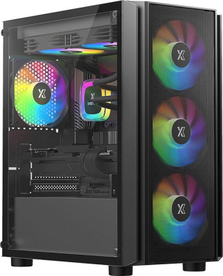 Корпус XASTRA A402M 4ARGB (черный)  купить в интернет-магазине X-core.by