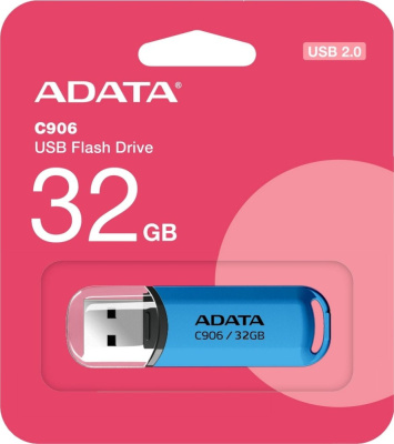 USB Flash ADATA C906 32GB (синий)  купить в интернет-магазине X-core.by