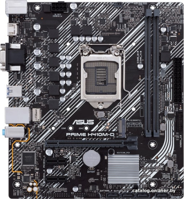Материнская плата ASUS Prime H410M-D  купить в интернет-магазине X-core.by