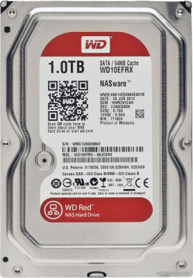 Жесткий диск WD Red Plus 1TB WD10EFRX купить в интернет-магазине X-core.by