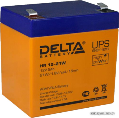 Купить аккумулятор для ибп delta hr 12-21w (12в/5 а·ч) в интернет-магазине X-core.by