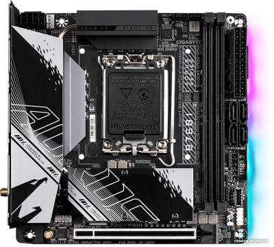 Материнская плата Gigabyte B760I Aorus Pro DDR4 (rev. 1.0)  купить в интернет-магазине X-core.by