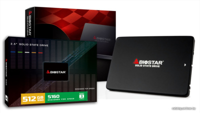 SSD BIOSTAR S160 512GB S160-512G  купить в интернет-магазине X-core.by