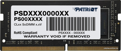 Оперативная память Patriot Signature Line 16GB DDR4 SODIMM PC4-21300 PSD416G266681S  купить в интернет-магазине X-core.by