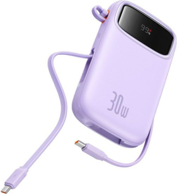 Купить внешний аккумулятор baseus qpow 2 power bank 20000mah (фиолетовый) в интернет-магазине X-core.by