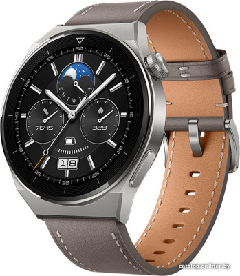 Купить умные часы huawei watch gt 3 pro titanium 46 мм азиатская версия (серый) в интернет-магазине X-core.by
