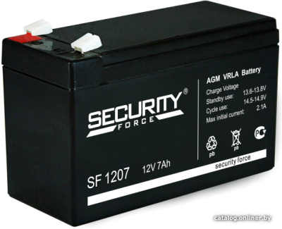 Купить аккумулятор для ибп security force sf 1207 (12в/7 а·ч) в интернет-магазине X-core.by