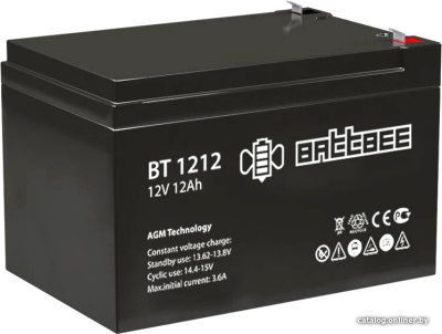 Купить аккумулятор для ибп battbee bt 1212 (12в/12ач) в интернет-магазине X-core.by
