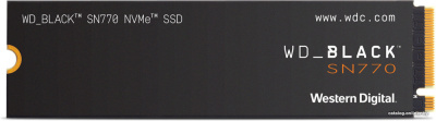 SSD WD Black SN770 NVMe 2TB WDS200T3X0E  купить в интернет-магазине X-core.by