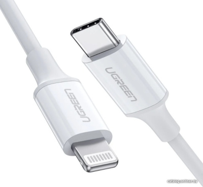 Купить кабель ugreen us171 usb type-c - lightning (2 м, белый) в интернет-магазине X-core.by
