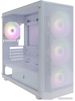 Корпус 1stPlayer FD5-M ARGB (белый)  купить в интернет-магазине X-core.by
