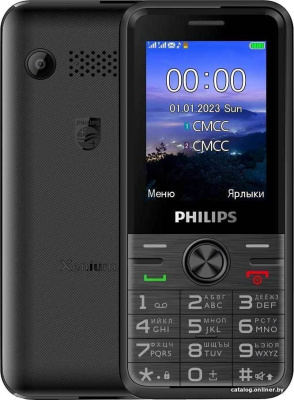 Купить кнопочный телефон philips xenium e6500 lte (черный) в интернет-магазине X-core.by