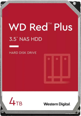 Жесткий диск WD Red Plus 4TB WD40EFPX купить в интернет-магазине X-core.by