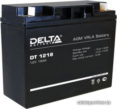 Купить аккумулятор для ибп delta dt 1218 (12в/18 а·ч) в интернет-магазине X-core.by