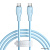 Pudding Series USB Type-C - USB Type-C (1.2 м, голубой)