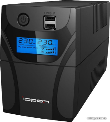 Купить источник бесперебойного питания ippon back power pro ii 650 euro в интернет-магазине X-core.by