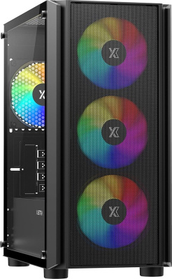 Корпус XASTRA A402M 4ARGB (черный)  купить в интернет-магазине X-core.by