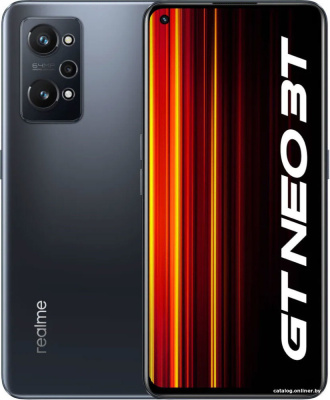 Купить смартфон realme gt neo 3t 80w 8gb/256gb международная версия (черный) в интернет-магазине X-core.by