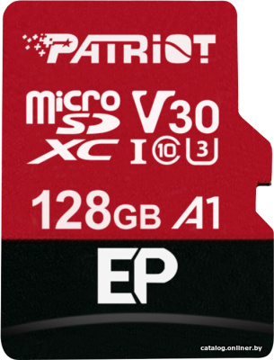 Купить карта памяти patriot microsdxc ep series pef128gep31mcx 128gb (с адаптером) в интернет-магазине X-core.by