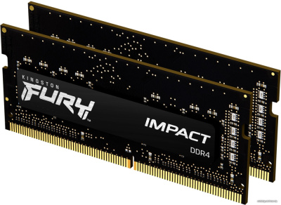 Оперативная память Kingston FURY Impact 2x8GB DDR4 SODIMM PC4-25600 KF432S20IBK2/16  купить в интернет-магазине X-core.by