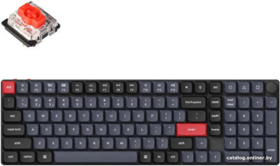 Купить клавиатура keychron k17 pro k17p-h1-ru (gateron low profile red) в интернет-магазине X-core.by