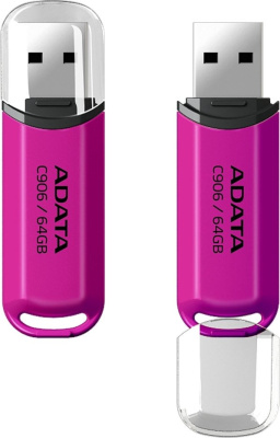 USB Flash ADATA C906 64GB (розовый)  купить в интернет-магазине X-core.by
