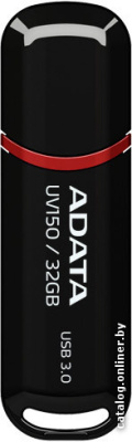 USB Flash A-Data DashDrive UV150 Black 32GB (AUV150-32G-RBK)  купить в интернет-магазине X-core.by