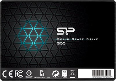SSD Silicon-Power Slim S55 120GB SP120GBSS3S55S25  купить в интернет-магазине X-core.by