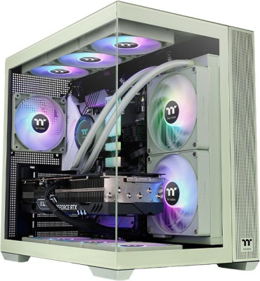 Корпус Thermaltake View 380 TG ARGB Matcha Green CA-1Z2-00MEWN-00  купить в интернет-магазине X-core.by