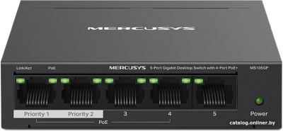 Купить неуправляемый коммутатор mercusys ms105gp в интернет-магазине X-core.by