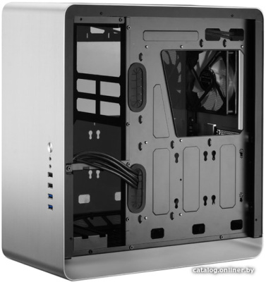 Корпус Jonsbo UMX4 Window (серебристый)  купить в интернет-магазине X-core.by