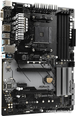 Материнская плата ASRock B450 Pro4  купить в интернет-магазине X-core.by
