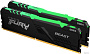 Оперативная память Kingston FURY Beast RGB 2x32GB DDR4 PC4-25600 KF432C16BBAK2/64