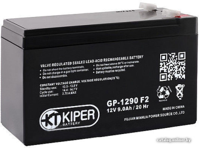 Купить аккумулятор для ибп kiper gp-1290 f2 (12в/9 а·ч) в интернет-магазине X-core.by