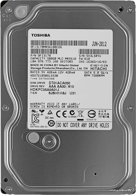 Жесткий диск Toshiba DT01ACA 500GB (DT01ACA050) купить в интернет-магазине X-core.by
