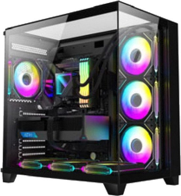 Корпус ALSEYE Vision Ultra 4 fans (черный)  купить в интернет-магазине X-core.by
