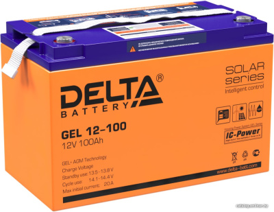 Купить аккумулятор для ибп delta gel 12-100 (12в/100 а·ч) в интернет-магазине X-core.by