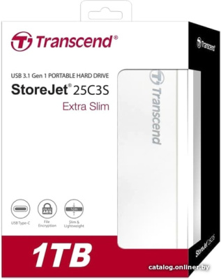 Купить внешний накопитель transcend storejet 25c3s ts1tsj25c3s 1tb в интернет-магазине X-core.by