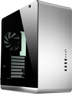Корпус Jonsbo UMX4 Window (серебристый)  купить в интернет-магазине X-core.by
