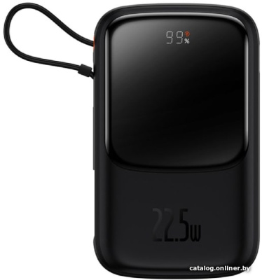Купить внешний аккумулятор baseus qpow pro digital display fast charge 10000mah (черный) в интернет-магазине X-core.by