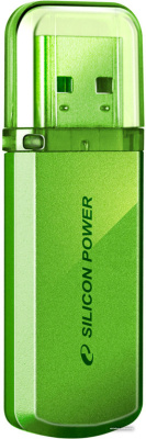 USB Flash Silicon-Power Helios 101 Green 64GB (SP064GBUF2101V1N)  купить в интернет-магазине X-core.by