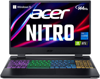 Купить игровой ноутбук acer nitro 5 an515-58-72sf nh.qm0cd.001 в интернет-магазине X-core.by