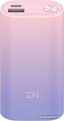 Купить внешний аккумулятор zmi qb818 10000mah (розово-фиолетовый, китайская версия) в интернет-магазине X-core.by